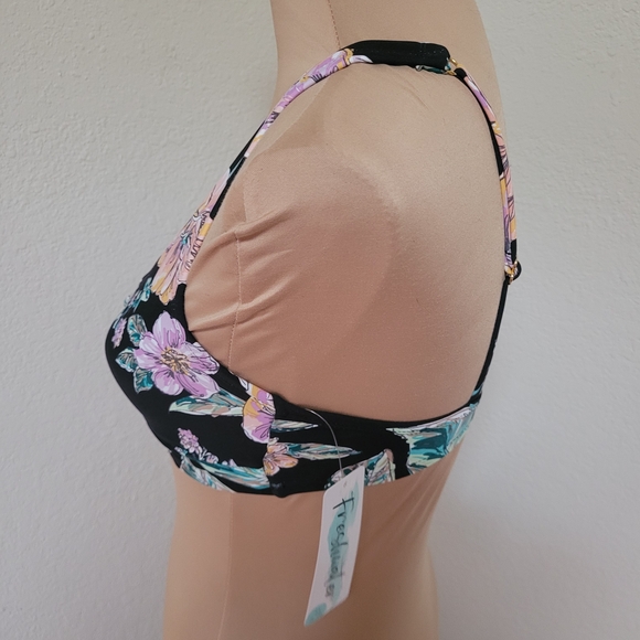 Freshwater Black and Pink Floral Bikini - Picture 5 of 6